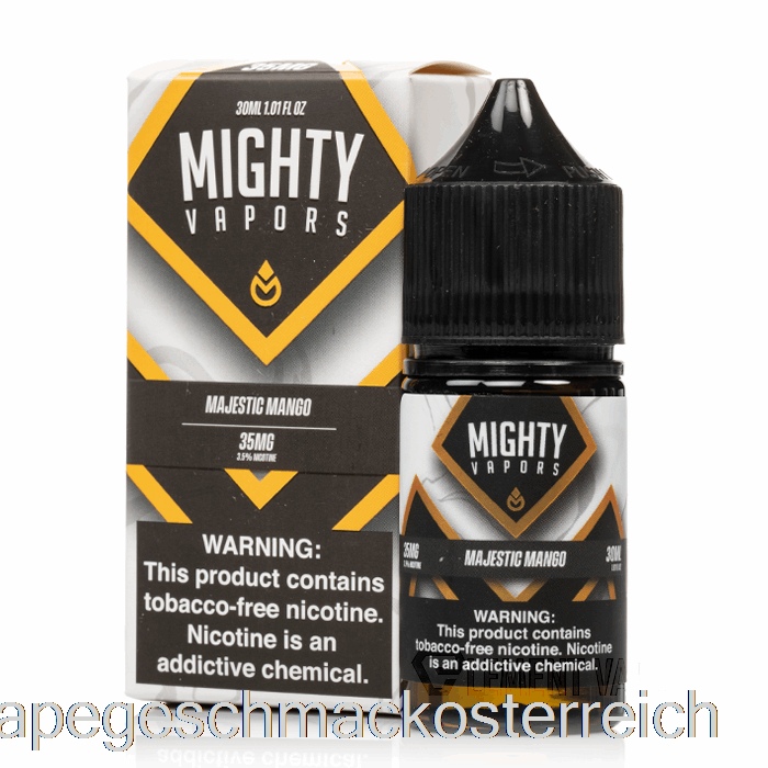 Majestätische Mango – Mächtige Dampfsalze – 30 Ml, 35 Mg Vape-Geschmack